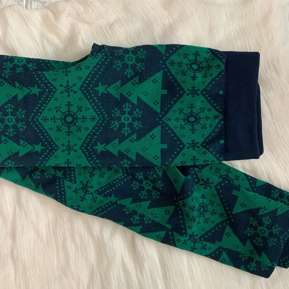 🇺🇸 Festive Leggings Green small - Picture 1 of 2